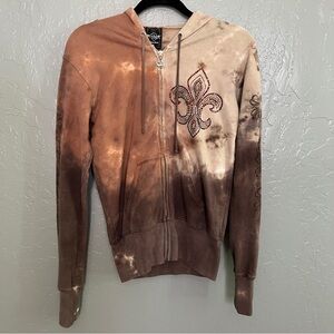 Sledge USA Tan Zip-Up Hoodie